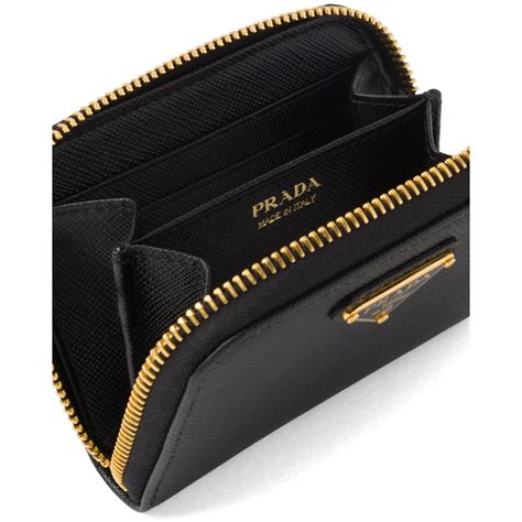 prada card holder zip|prada card holder saffiano.